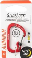 nite ize csla2 10 r6 slidelock carabiner логотип