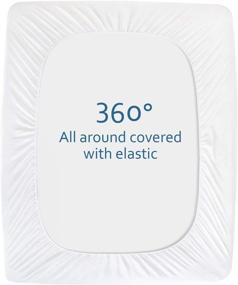 img 1 attached to 🛏️ SPRINGSPIRIT Full Size Mattress Protector: Waterproof, Breathable & Machine Washable Full Mattress Pad Cover with Quilted Fitted Deep Pocket - Up to 14" Depth (54"x 75")