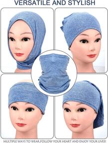 img 2 attached to 🌬️ Breathable Balaclava Bandana: Protective Accessories for Girls