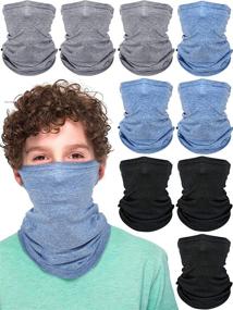 img 4 attached to 🌬️ Breathable Balaclava Bandana: Protective Accessories for Girls