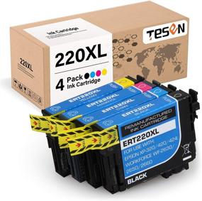 img 4 attached to Восстановленный картридж чернил TESEN 220XL для замены Epson 220 220XL T220XL - 4 штуки