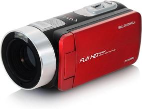 img 2 attached to 📹 Bell+Howell DV50HD-R: 1080p Full HD Video Camcorder with 20.0 MP Still Image Resolution & 3" Touch Screen LCD – Red