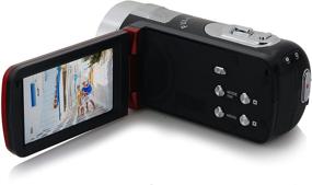 img 1 attached to 📹 Bell+Howell DV50HD-R: 1080p Full HD Video Camcorder with 20.0 MP Still Image Resolution & 3" Touch Screen LCD – Red