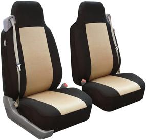 img 3 attached to FH Group FB302BEIGE102 Seatbelt Compatible