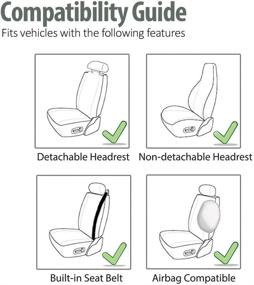 img 1 attached to FH Group FB302BEIGE102 Seatbelt Compatible