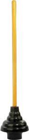 img 4 attached to 💪 Powerful and Durable LDR 512 3410 High Force Cup Ribbed Toilet Plunger - Black