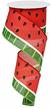 watermelon wired ribbon yards green logo