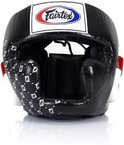 img 4 attached to Fairtex HG3, HG10, HG13 Diagonal Vision Headgear Head Guard for Muay Thai, Boxing, Kickboxing - Enhanced SEO