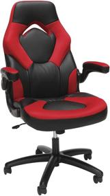 img 4 attached to Essentials Racing Style Leather Gaming Sports & Fitness for Leisure Sports & Game Room