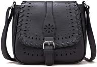 vintage hollow crossbody bag for women - stylish shoulder bag with adjustable strap by forestfish logo
