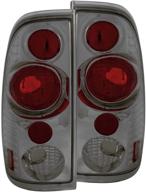 anzousa 211174 smoke g2 taillight for ford f-series - (sold in pairs) logo