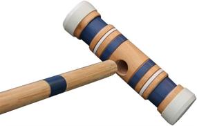 img 1 attached to Premium Juegoal Six Player Croquet Set - Wooden 🎯 Mallets & Colorful Balls for Lawn, Backyard, and Park Fun!