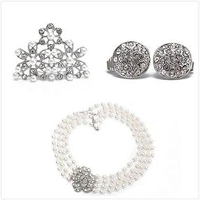 img 4 attached to Utopiat Flapper Set Audrey Breakfast Tiffanys Women's Jewelry