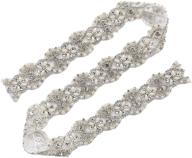 💎 trlyc 2021 new vintage crystal wedding belt: elegant rhinestone pearl bridal sash logo