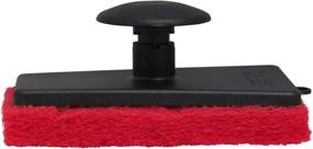 img 4 attached to 🧽 Star Brite Extend-A-Brush Scrubber Pad: Available in 3 Textures - Removable Ergonomic Grip - Adjustable Knuckle Attachment