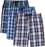 🩳 jinshi pajama shorts bottoms with pockets for men's sleepwear & lounge logo