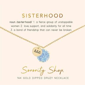 img 2 attached to 👯 Stylish Delta Sisterhood Necklace: Exclusive Sorority Shop Jewelry for Girls