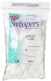 img 1 attached to 🧼 Swisspers Multicare Cotton Balls, Pack of 200