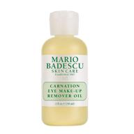 mario badescu carnation eye make-up remover oil: a gentle and effective solution, 2 fl oz logo