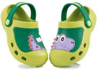 🦖 maritony lightweight boys' dinosaur slippers | toddler shoes in clogs & mules logo