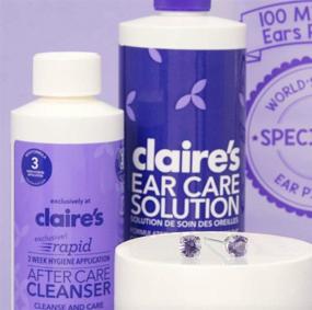 img 2 attached to Claire's Rapid 3 Week Aftercare Lotion Cleanser for New Ear Piercings - Dermatologist & Pediatrician Tested, 8.6 fl oz