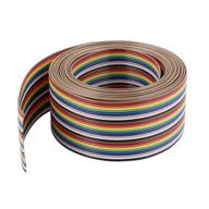 uxcell ribbon cable 1 27mm rainbow logo