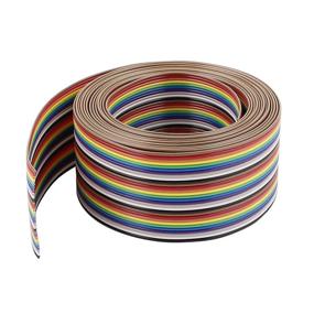 img 3 attached to Uxcell Ribbon Cable 1 27Mm Rainbow