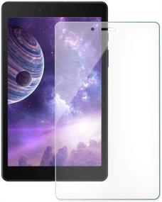 img 4 attached to 📱 ZoneFoker Galaxy Tab A 8.0 inch 2019 [2 Pack] Screen Protector - Anti-Scratch Tempered Glass for Samsung SM-T290/T295 Tablet