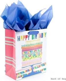 img 1 attached to 🎉 Vibrant Hallmark Large Birthday Tissue for Festive Celebrations