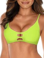 👙 women's strappy triangle bikini top by relleciga logo