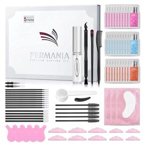 img 4 attached to 👁️ PERMANIA Lomansa Lash Lift Sachet Kit - Fast Eyelash Perm, DIY at Home in 5 Minutes. Includes Strong Glue & Disposable Sachets - Professional Lash Perming Kit for Long-lasting Results up to 8 Weeks