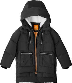 img 3 attached to 🧥 Orolay Winter Puffer Boys' Clothing with Thickened Fleece - Jackets & Coats