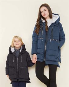 img 1 attached to 🧥 Orolay Winter Puffer Boys' Clothing with Thickened Fleece - Jackets & Coats