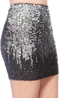 anna kaci sparkle gradient stretchy bodycon logo