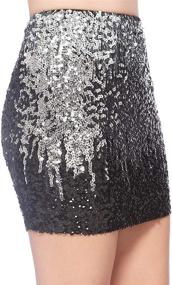 img 4 attached to Anna Kaci Sparkle Gradient Stretchy Bodycon