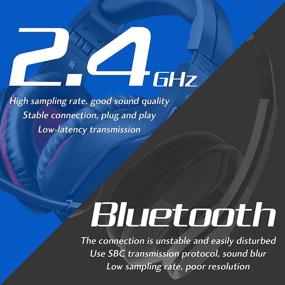 img 3 attached to BEAVIIOO Wireless Gaming Headset with Mic - 2.4G for PC/PS4/PS5, 50 Hours Battery, USB & Bluetooth Connectivity