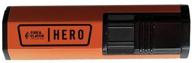 🔥 fire & flavor hero grill: windproof, durable, compact, refillable butane torch lighter - the ultimate bbq companion logo