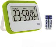 ⏰ yovell digital kitchen timer 12/24 hours alarm clock with magnetic back and retractable stand - ideal for cooking, classroom, bedroom, teachers, and kids - big digits for easy viewing logo