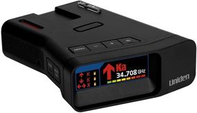 img 3 attached to 🚦 Uniden R7 Extreme Long Range Laser/Radar Detector: GPS, Real-Time Alerts, Dual-Antennas Front & Rear, Directional Arrows, Voice Alerts, Red Light and Speed Camera Alerts - Matte Black