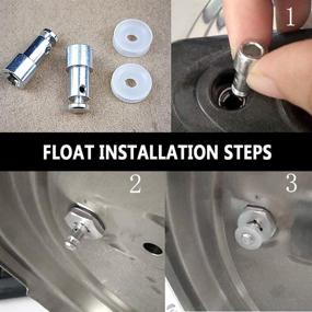 img 1 attached to 🔧 Versatile Set: Clear Silicone Sealing Ring + Pressure Cookers Gasket + Universal Replacement Floater and Sealer for 5/6 Quart Models