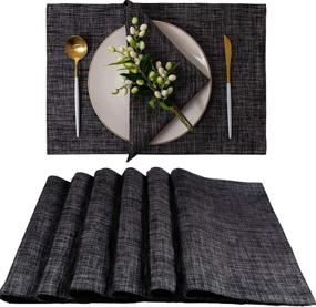 img 4 attached to Spring Garden Home Placemats Heat Resistant