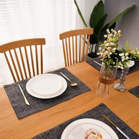 img 1 attached to Spring Garden Home Placemats Heat Resistant