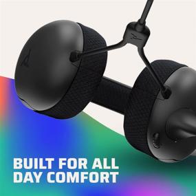 img 1 attached to Enhance Your Gaming Experience with PDP Gaming LVL40 Wired Stereo Headset: Black - PS5/PS4