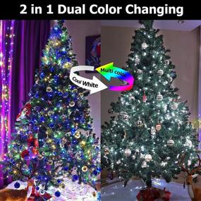 img 3 attached to SUKIND LED Christmas String Lights: 110FT 300LED 9 Modes Dual Color Changing Fairy Lights – Waterproof & Remote Controlled – Perfect for Indoor/Outdoor Decoration