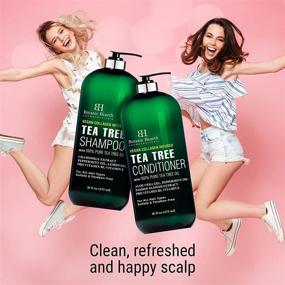 img 1 attached to 🌿 Botanic Hearth Tea Tree Shampoo and Conditioner Set: Vegan Collagen, Pure Tea Tree Oil – Itchy & Dry Scalp Relief, Sulfate & Paraben Free – 16 fl oz for Men & Women