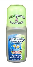 img 1 attached to 🌴 Naturally Fresh Crystal Roll-On Deodorant - Tropical Breeze Scent, 3 oz (Pack of 6)