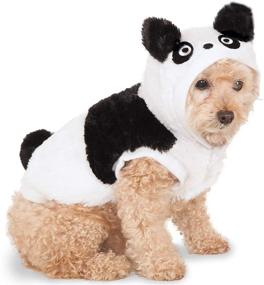 img 4 attached to 🐼 Rubie's Costume Co Panda Hoodie Pet Costume: A Cozy and Cute Outfit for Your Furry Friend