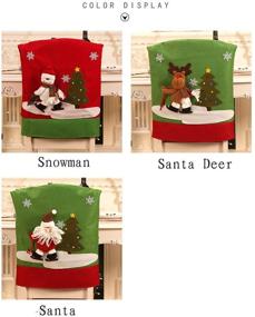 img 1 attached to 🎅 Hemin Christmas Dinner Chair Covers