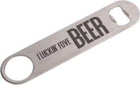 img 1 attached to Открывалка для бутылок Luckin с гравировкой из нержавеющей стали
