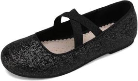 img 4 attached to DREAM PAIRS Girls Mary Jane 👧 Flats - Ballerina Dress Shoes for Extra Comfort
